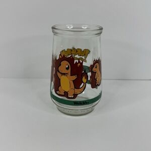 Welch's 1999 Nintendo Pokemon #4 Charmander Collectible Jelly Jar Glass Vintage